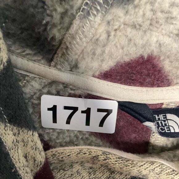 The North Face Aztec Open Cardigan Women SP Crescent Wrap Hooded Sweater Western - Picture 4 of 15